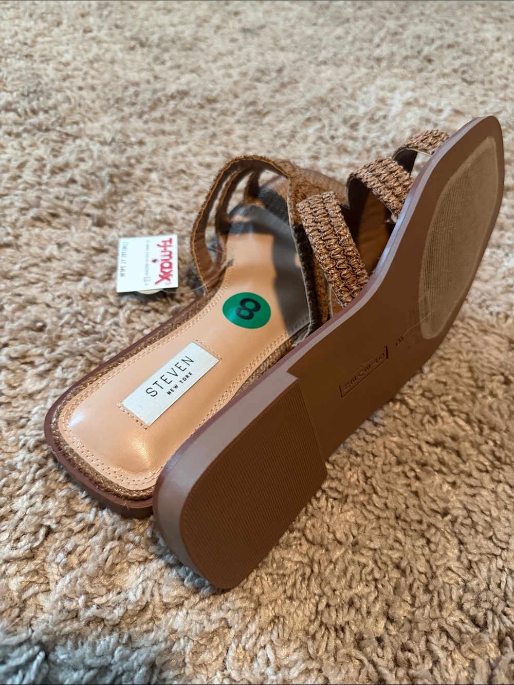 Steven By Steve Madden Braided Slide Mules - Brown - Picture 4 of 5